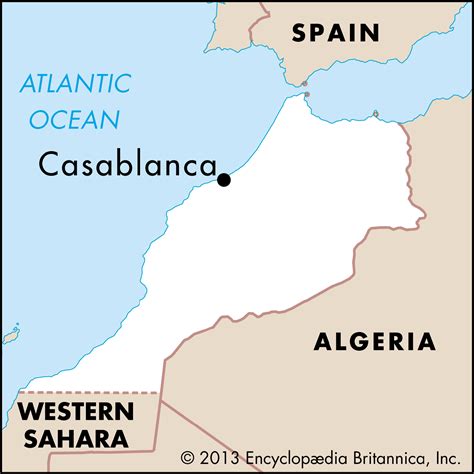 where is casablanca located.